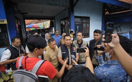 Satgas Pangan Polres Madiun Sidak Pasar Antisipasi Lonjakan Harga Bapokting Jelang Ramadhan   