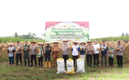 Polres Malang Panen Raya Jagung, Hasil 8 Ton untuk Dukung Stok Pangan   