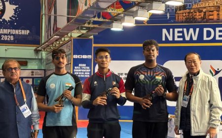 Prestasi Gemilang Anggota Polri: Briptu Muhamad Fawwaz Aditia Farrel Raih Medali Emas dan Pecahkan Rekor Dunia di Ajang Asian Rifle/Pistol Chqmpion 2026 India
