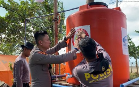 STIK Angkatan 83 Perkuat Kepedulian Sosial Lewat Pembangunan Sumur Bor