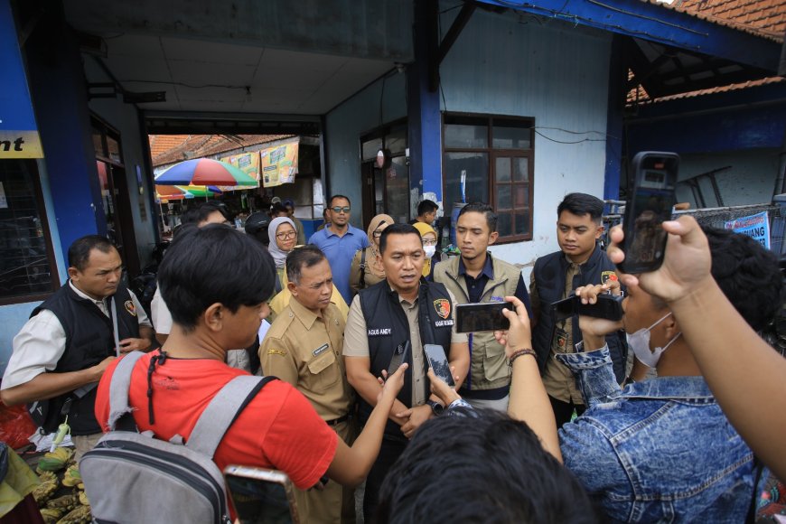 Satgas Pangan Polres Madiun Sidak Pasar Antisipasi Lonjakan Harga Bapokting Jelang Ramadhan   