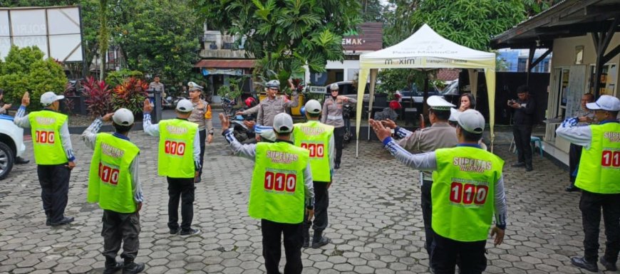 Polresta Malang Kota Latih Supeltas sebagai Mitra Kamseltibcarlantas