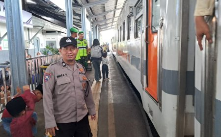 Puncak Arus Balik, Polisi Perketat Pengawasan di Stasiun dan Terminal