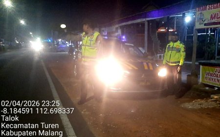 KRYD Diperkuat Pasca Lebaran, Polres Malang Intensifkan Patroli