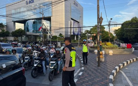 Polresta Malang Kota Amankan Jalannya Ibadah Jumat Agung