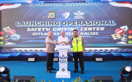 Polda Kalsel Resmi Punya SDC, Kakorlantas Polri Pimpin Peresmian