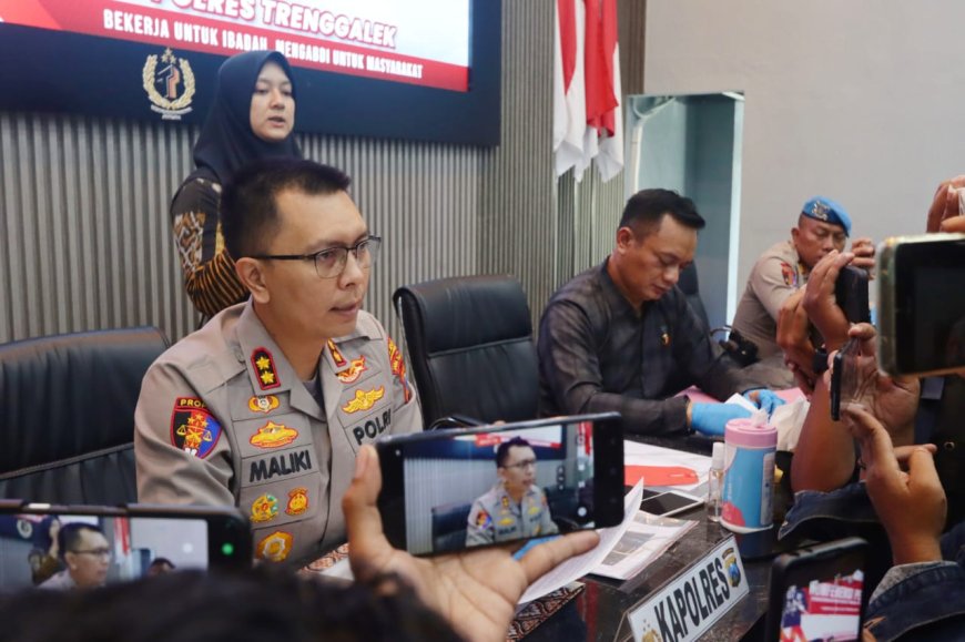 Polres Trenggalek Amankan Bandar Arisan Bodong,Tersangka Ditangkap di Timor Leste