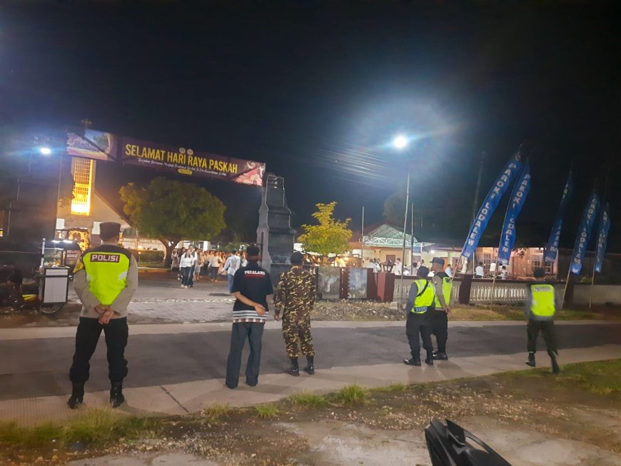 Polres Malang Jaga Stabilitas Keamanan saat Paskah