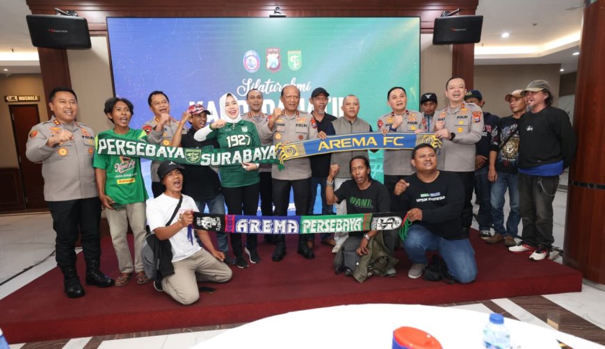 Kapolda Jatim Perkuat Soliditas Aremania-Bonek