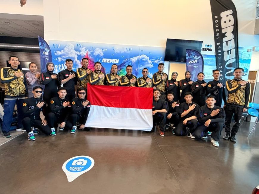 21 Personel Brimob Ambil Bagian Perkuat Timnas di World Indoor Skydiving 2026 Prancis