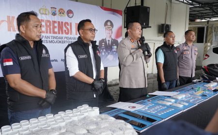 Polres Mojokerto Kota Tindak Tegas Peredaran Narkoba