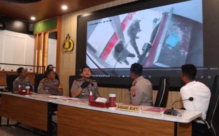 Polres Lamongan Ungkap Jaringan Ganjal ATM Lintas Daerah, 5 Tersangka Residivis Diamankan