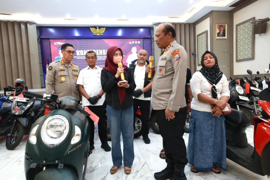 Kendaraan Korban Kejahatan Kembali ke Tangan Pemilik Sah