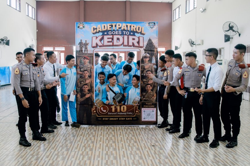 Edukasi Anti-Bullying Warnai Latja Taruna Akpol di Polres Kediri Kota