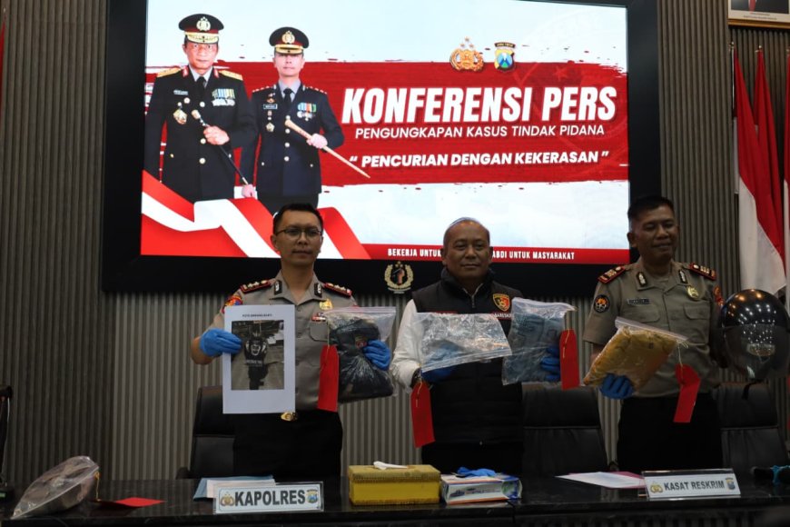 Polisi Ringkus Jambret Perhiasan Residivis di Trenggalek